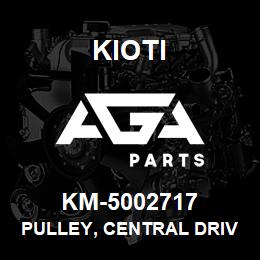 KM-5002717 Kioti PULLEY, CENTRAL DRIVEN DP. 13 DNR V | AGA Parts