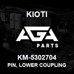 KM-5302704 Kioti PIN, LOWER COUPLING ARM V | AGA Parts