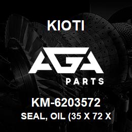 KM-6203572 Kioti SEAL, OIL (35 X 72 X 10) | AGA Parts