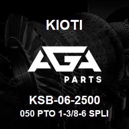 KSB-06-2500 Kioti 050 PTO 1-3/8-6 SPLINES | AGA Parts