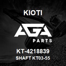 KT-4218839 Kioti SHAFT KT03-55 | AGA Parts