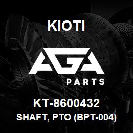 KT-8600432 Kioti SHAFT, PTO (BPT-004) | AGA Parts