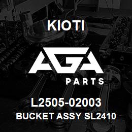 L2505-02003 Kioti BUCKET ASSY SL2410 | AGA Parts