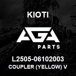 L2505-06102003 Kioti COUPLER (YELLOW) V | AGA Parts