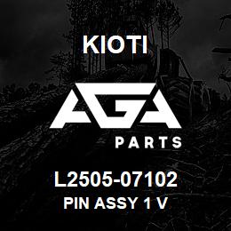 L2505-07102 Kioti PIN ASSY 1 V | AGA Parts