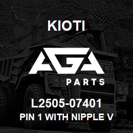 L2505-07401 Kioti PIN 1 WITH NIPPLE V | AGA Parts