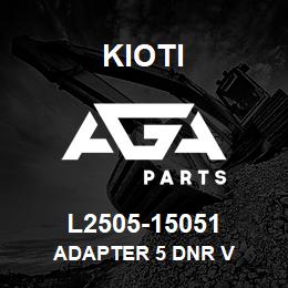 L2505-15051 Kioti ADAPTER 5 DNR V | AGA Parts