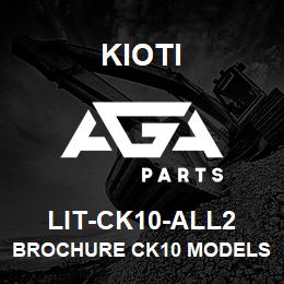 LIT-CK10-ALL2 Kioti BROCHURE CK10 MODELS NEW V | AGA Parts