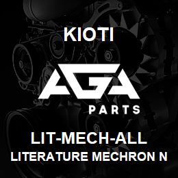 LIT-MECH-ALL Kioti LITERATURE MECHRON NEW V | AGA Parts