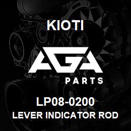 LP08-0200 Kioti LEVER INDICATOR ROD DNR V | AGA Parts