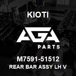 M7591-51512 Kioti REAR BAR ASSY LH V | AGA Parts