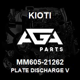 MM605-21262 Kioti PLATE DISCHARGE V | AGA Parts