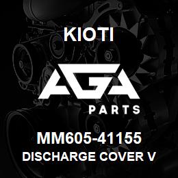 MM605-41155 Kioti DISCHARGE COVER V | AGA Parts