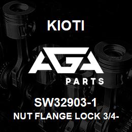 SW32903-1 Kioti NUT FLANGE LOCK 3/4-10 | AGA Parts