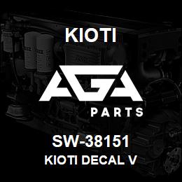 SW38151 Kioti DECAL (KIOTI) | AGA Parts