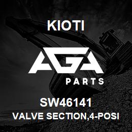 SW46141 Kioti VALVE SECTION,4-POSITION,FLOAT | AGA Parts