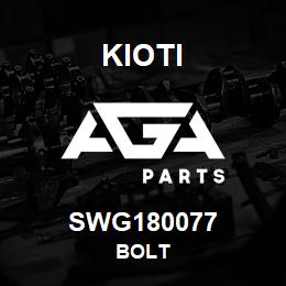 SWG180077 Kioti BOLT | AGA Parts