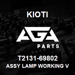 T2131-69802 Kioti ASSY LAMP WORKING V | AGA Parts