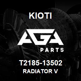 T2185-13502 Kioti RADIATOR V | AGA Parts