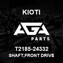 T2185-24332 Kioti SHAFT,FRONT DRIVE | AGA Parts