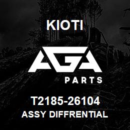 T2185-26104 Kioti ASSY DIFFRENTIAL | AGA Parts