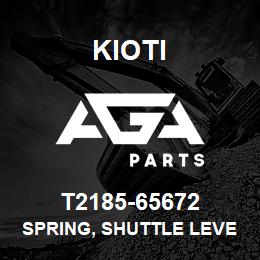 T2185-65672 Kioti SPRING, SHUTTLE LEVER V | AGA Parts