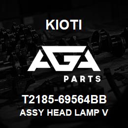 T2185-69564BB Kioti ASSY HEAD LAMP V | AGA Parts