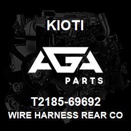 T2185-69692 Kioti WIRE HARNESS REAR COMBI LAMP | AGA Parts