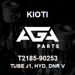 T2185-90253 Kioti TUBE J1, HYD. DNR V | AGA Parts