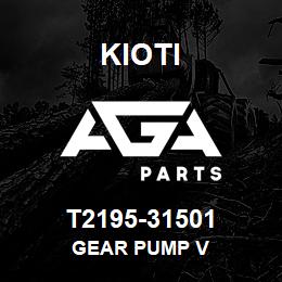 T2195-31501 Kioti GEAR PUMP V | AGA Parts