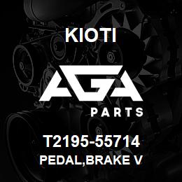 T2195-55714 Kioti PEDAL,BRAKE V | AGA Parts