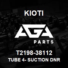 T2198-38112 Kioti TUBE 4- SUCTION DNR V | AGA Parts