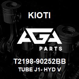 T2198-90252BB Kioti TUBE J1- HYD V | AGA Parts