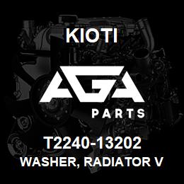 T2240-13202 Kioti WASHER, RADIATOR V | AGA Parts