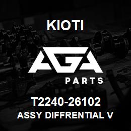 T2240-26102 Kioti ASSY DIFFRENTIAL V | AGA Parts