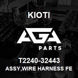 T2240-32443 Kioti ASSY,WIRE HARNESS FENDER | AGA Parts