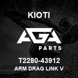 T2280-43912 Kioti ARM DRAG LINK V | AGA Parts