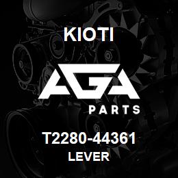 T2280-44361 Kioti LEVER | AGA Parts