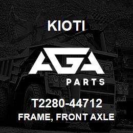 T2280-44712 Kioti FRAME, FRONT AXLE | AGA Parts