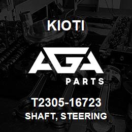 T2305-16723 Kioti SHAFT, STEERING | AGA Parts