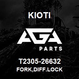 T2305-26632 Kioti FORK,DIFF.LOCK | AGA Parts