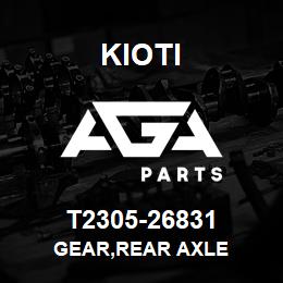 T2305-26831 Kioti GEAR,REAR AXLE | AGA Parts