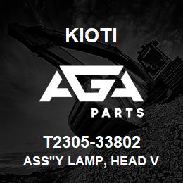 T2305-33802 Kioti ASS'Y LAMP, HEAD V | AGA Parts