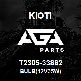 T2305-33862 Kioti BULB(12V35W) | AGA Parts