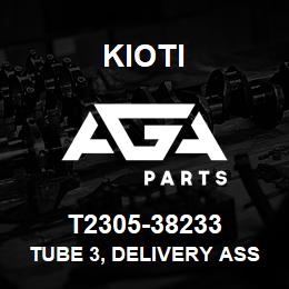 T2305-38233 Kioti TUBE 3, DELIVERY ASSY | AGA Parts