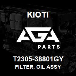 T2305-38801GY Kioti FILTER, OIL ASSY | AGA Parts