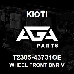 T2305-43731OE Kioti WHEEL FRONT DNR V | AGA Parts