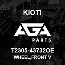 T2305-43732OE Kioti WHEEL,FRONT V | AGA Parts