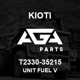 T2330-35215 Kioti UNIT FUEL V | AGA Parts