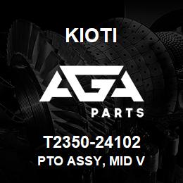 T2350-24102 Kioti PTO ASSY, MID V | AGA Parts